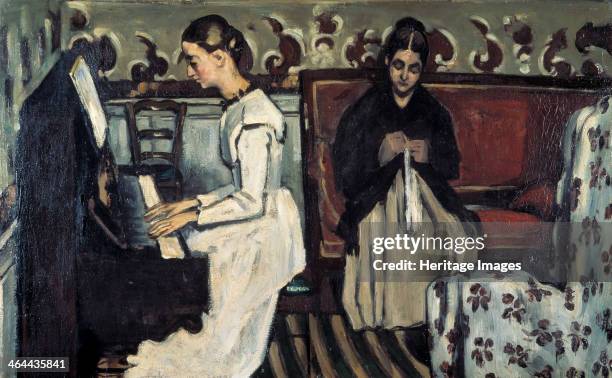 'Girl at the Piano ', c1868. Found in the collection of the State Hermitage, St Petersburg.