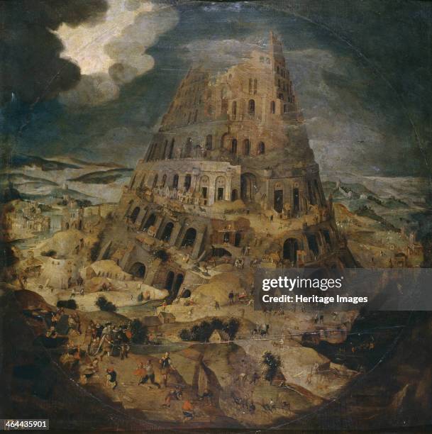The Tower of Babel, ca 1595. Found in the collection of the Museo del Prado, Madrid.