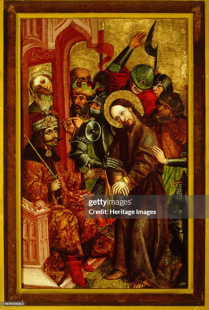 Christ before Pilate (Vlad III as Pontius Pilate), ca 1463-1464. Artist: Master of Velenje Panels (active 1450-1465)