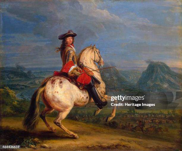 Louis XIV at the Taking of Besançon', 1674. Meulen, Adam Frans, van der . Found in the collection of the State Hermitage, St. Petersburg.