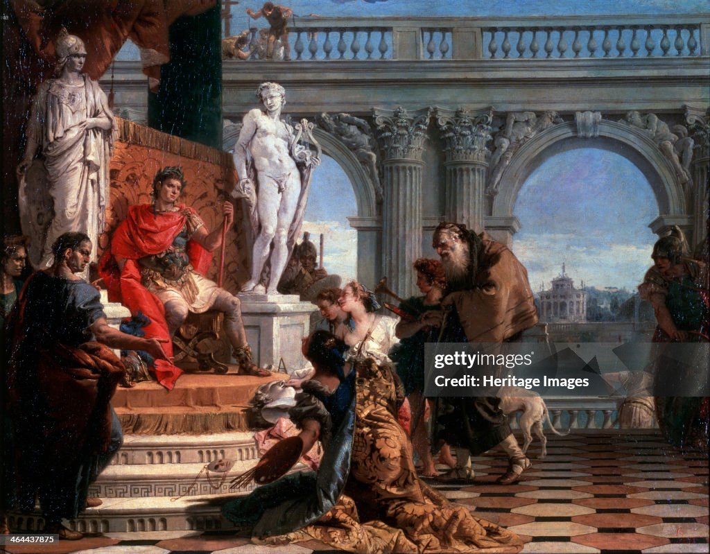 'Maecenas presenting the Arts to Augustus', 1743. Artist: Giovanni Battista Tiepolo