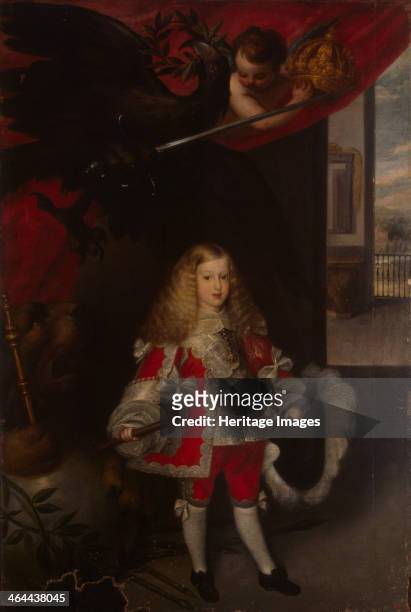 Portrait of Charles II of Spain as a Child, 1667-1670. Found in the collection of the State Hermitage, St. Petersburg.