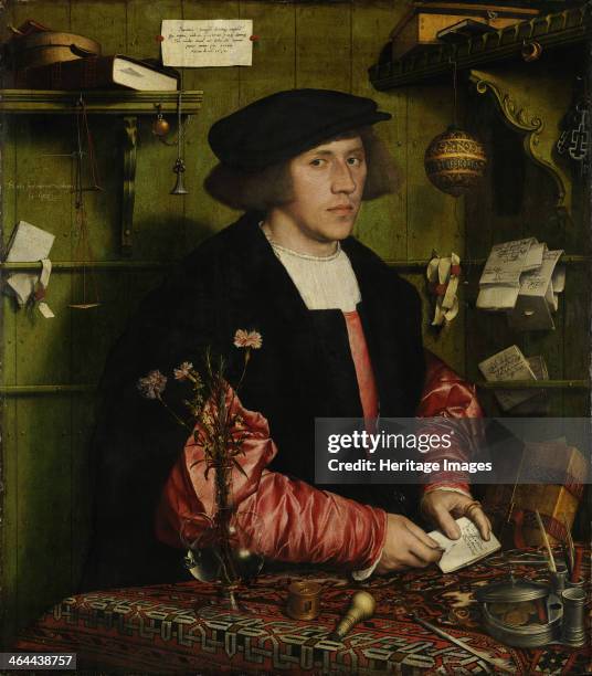The Merchant Georg Gisze, 1532. Found in the collection of the Staatliche Museen, Berlin.