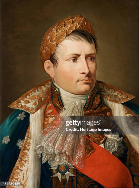 Portrait of Emperor Napoléon I Bonaparte . From a private collection.