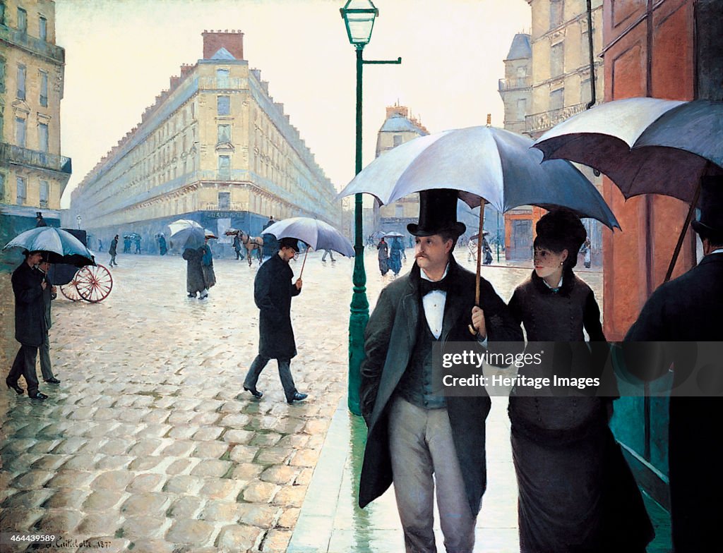'Paris Street; Rainy Day', 1877. Artist: Gustave Caillebotte