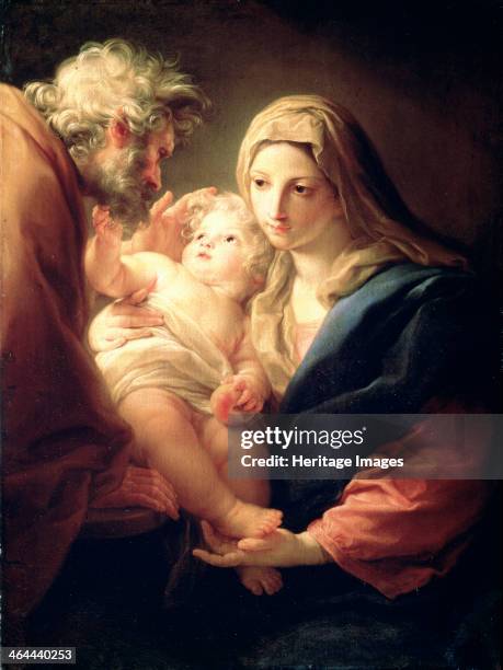 'The Holy Family', 1740s. Found in the collection of the State A Pushkin Museum of Fine Arts, Moscow.