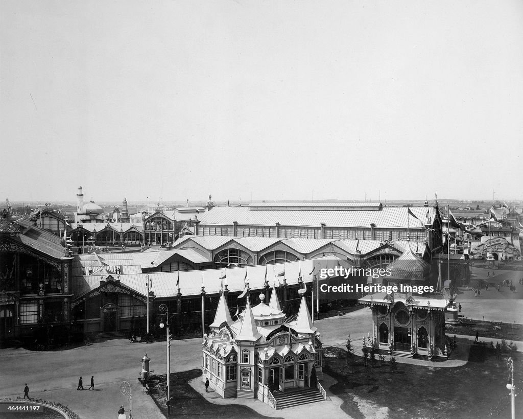 General view, the All-Russia Exhibition, Nizhny Novgorod, Russia, 1896. Artist: Maxim Dmitriev