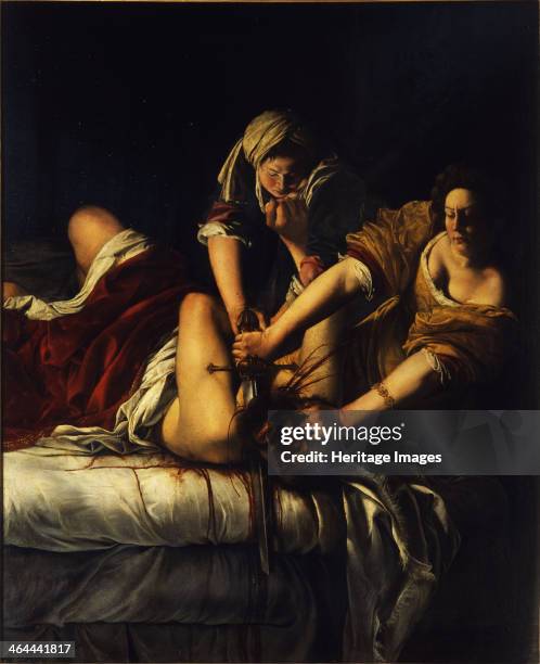 Judith and Holofernes, c. 1621. Found in the collection of the Galleria degli Uffizi, Florence.