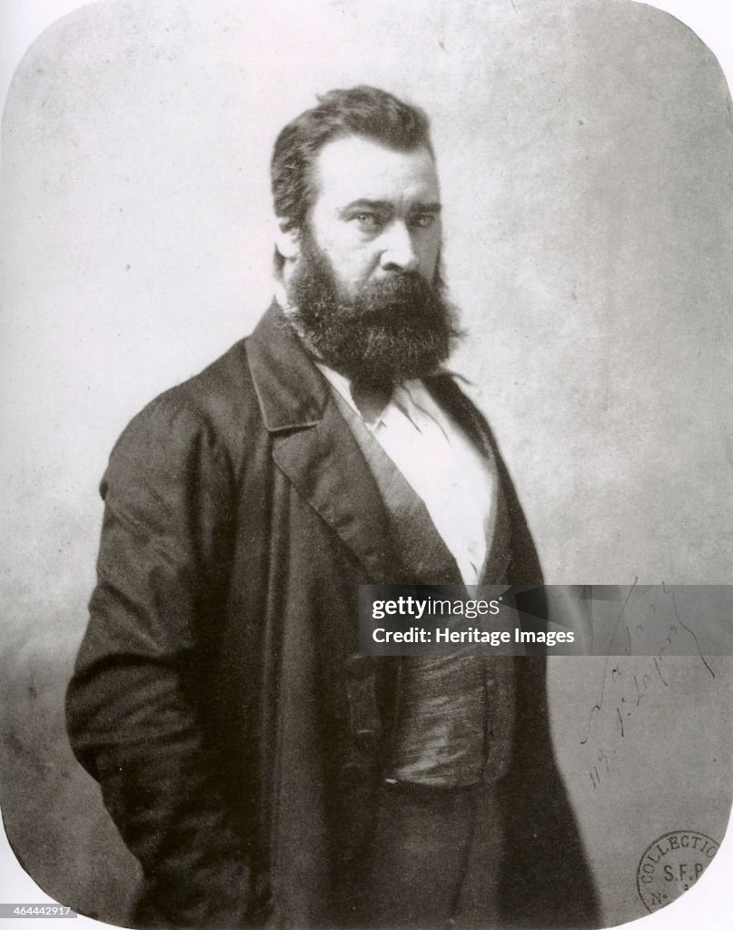 Jean-François Millet, French painter, c1860s. Artist: Nadar