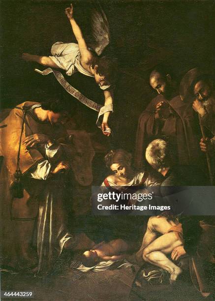 Nativity with St. Francis and St. Lawrence, 1609. Found in the collection of the San Lorenzo, Palermo.