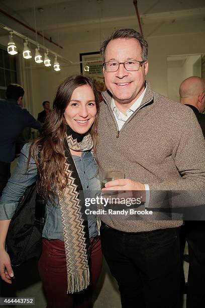 Guests attend FilmRise Celebrates New Office In Industry City, Brooklyn at FilmRise on February 25, 2015 in Brooklyn, New York.