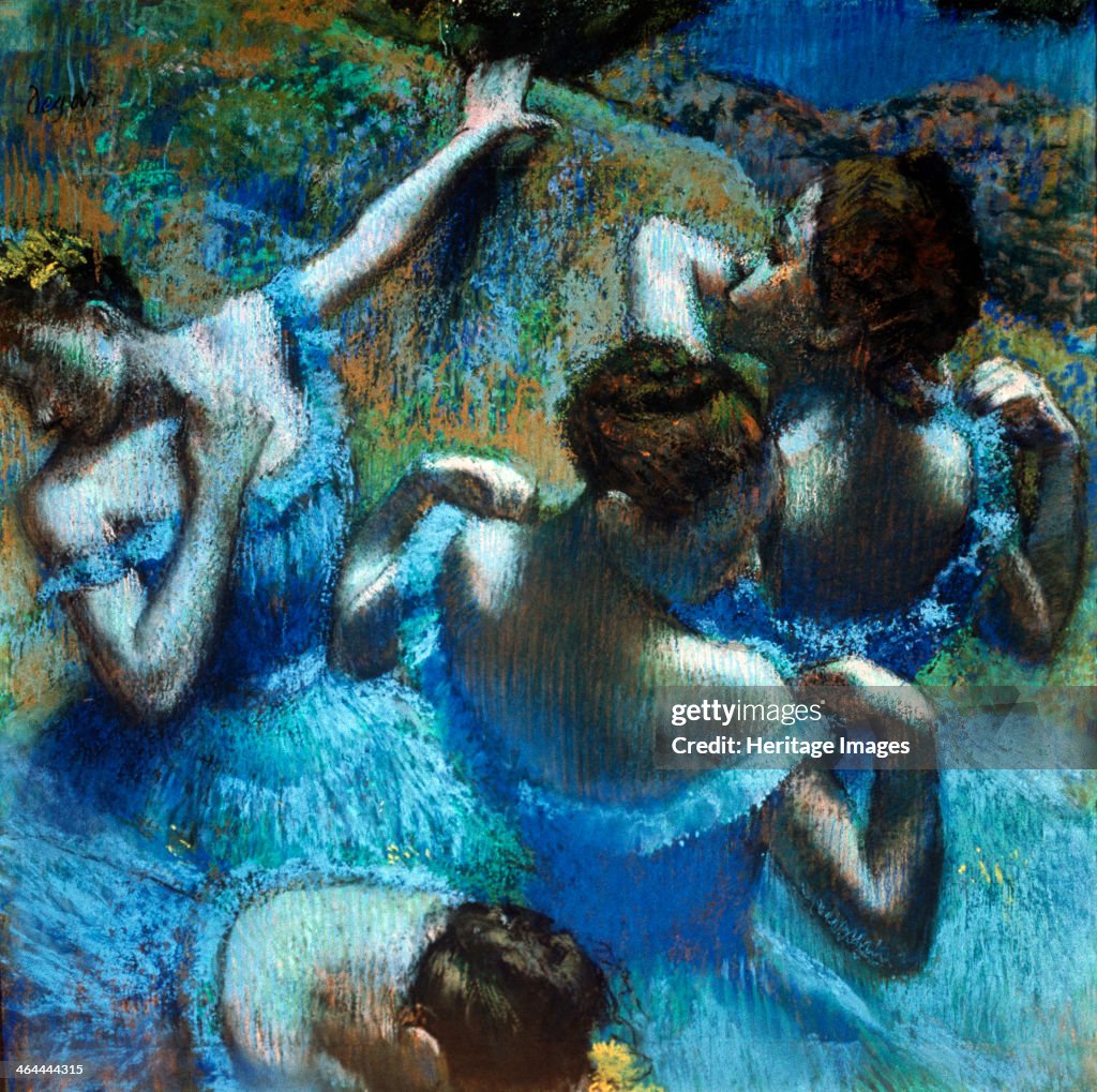 'Dancers in Blue', c1898. Artist: Edgar Degas