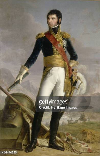 Portrait of Jean Baptiste Jules Bernadotte , Marshal of France, King of Sweden and Norway, 1818. Found in the collection of the Musée de l'Histoire...