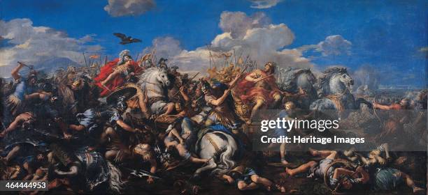 The Battle of Alexander Versus Darius, 1644-1655. Found in the collection of the Musei Capitolini, Rome.