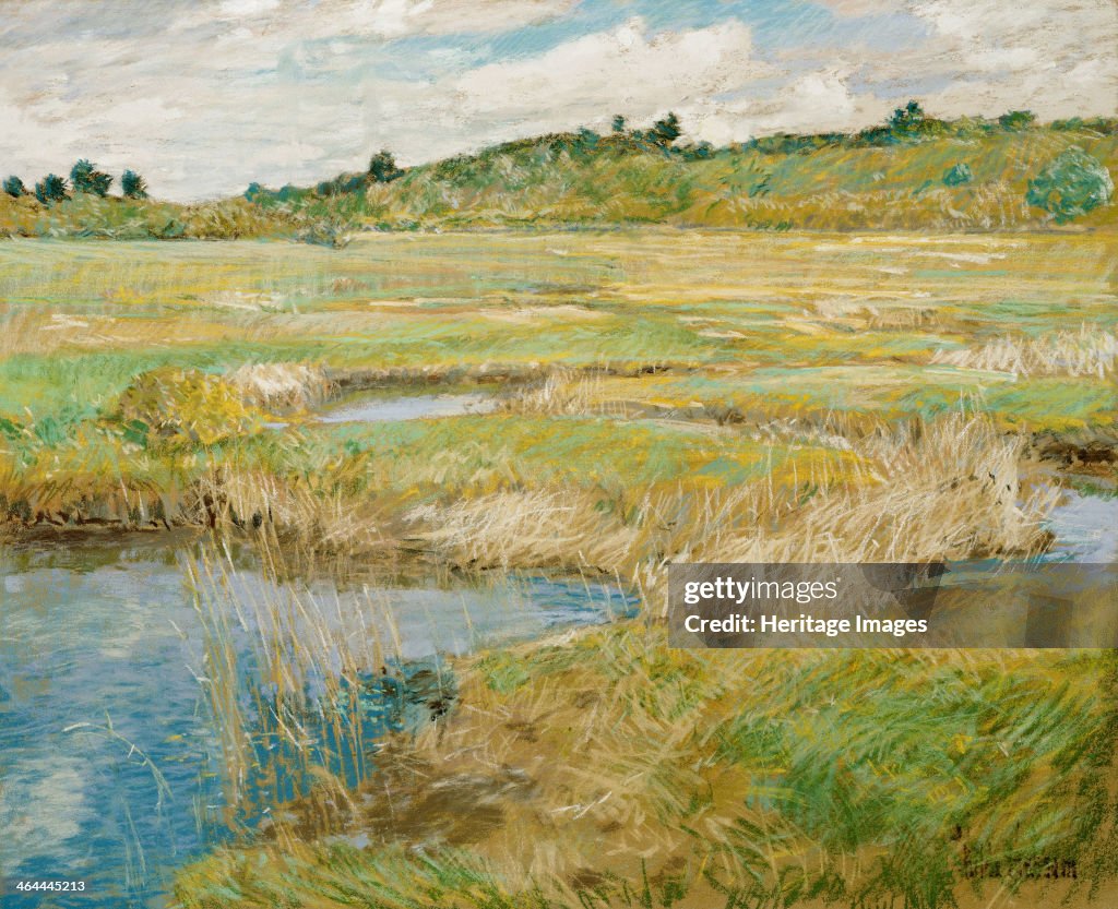 The Concord Meadow, c. 1890. Artist: Hassam, Childe (1859-1935)