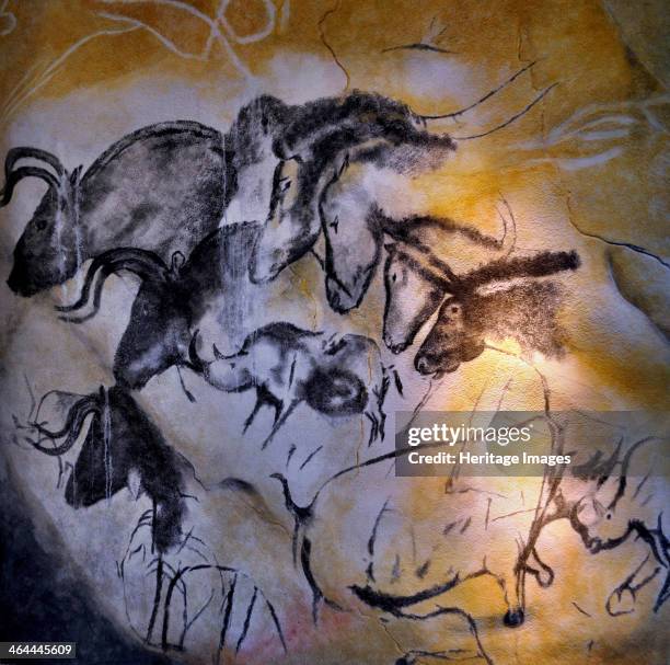 Painting in the Chauvet cave 000-30,000 BC.