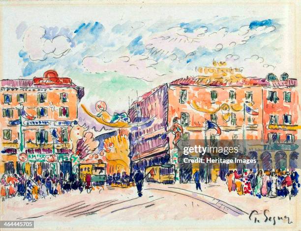 'City Square', c1925. Signac, Paul . Found in the collection of the State Hermitage, St. Petersburg.