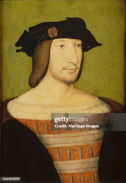 Portrait of Francis I , King of France, Duke of Brittany, Count of Provence, 1515. Found in the collection of the Musée Condé, Chantilly.