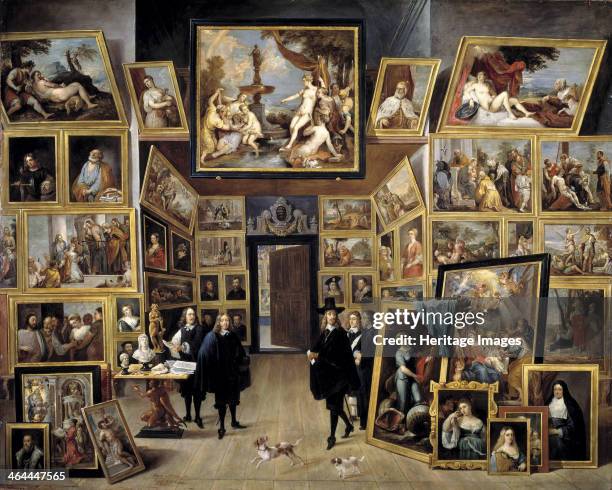 Archduke Leopold Wilhelm in his Gallery in Brussels, 1647-1651. Found in the collection of the Museo del Prado, Madrid.