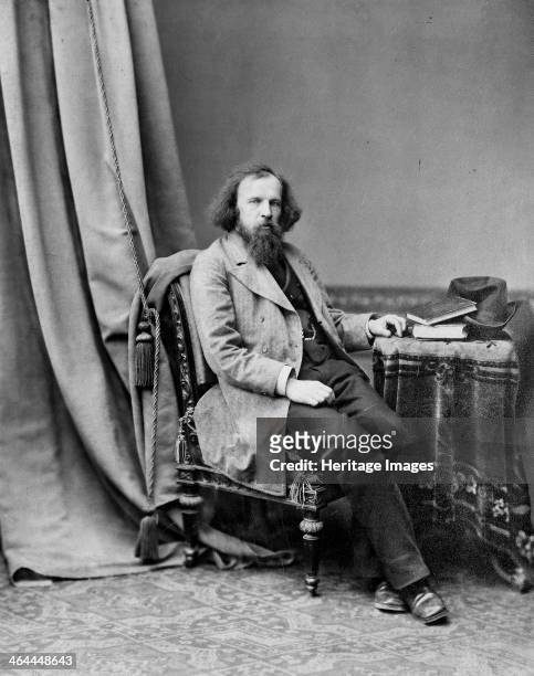 Dmitri Mendeleev, Russian chemist, c1880-c1882. One of the greatest figures in the history of chemistry, Mendeleev was responsible for formulating...