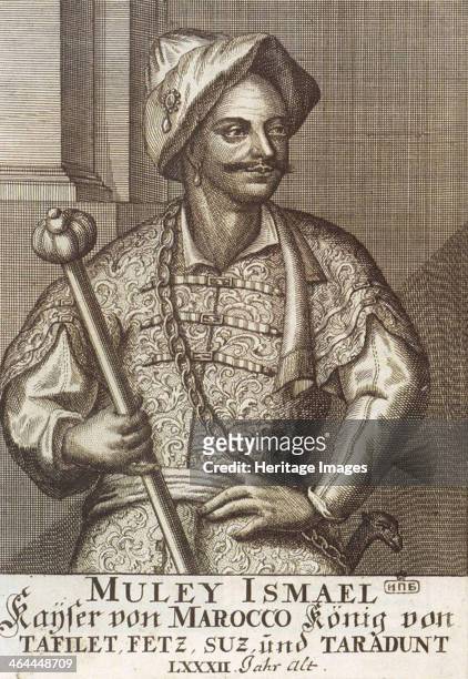 Moulay Ismaïl Ibn Sharif, King of Morocco, 1726. Found in the collection of the Russian National Library, St. Petersburg.