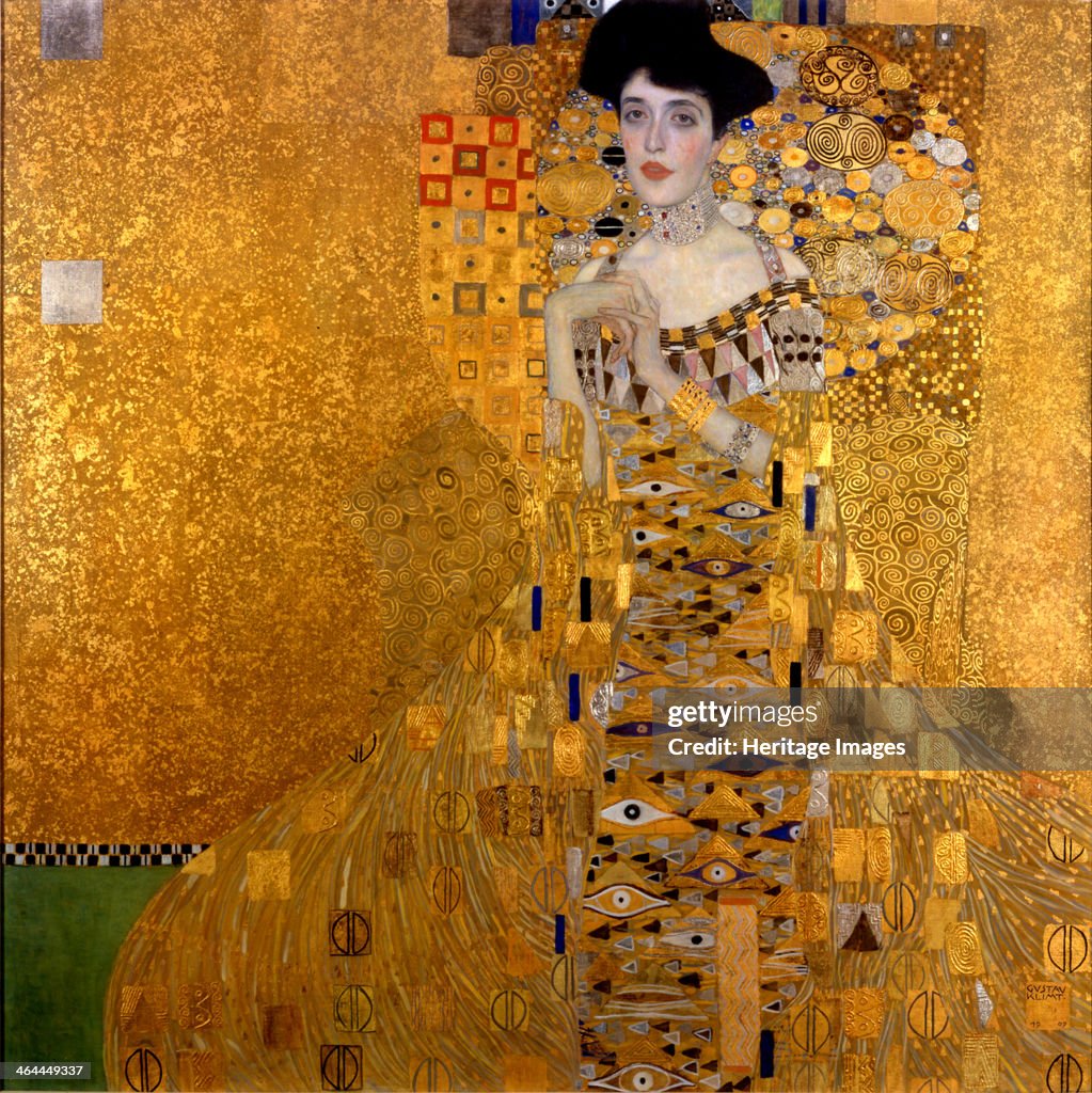 Adele Bloch-Bauer I, 1907. Artist: Klimt, Gustav (1862-1918)