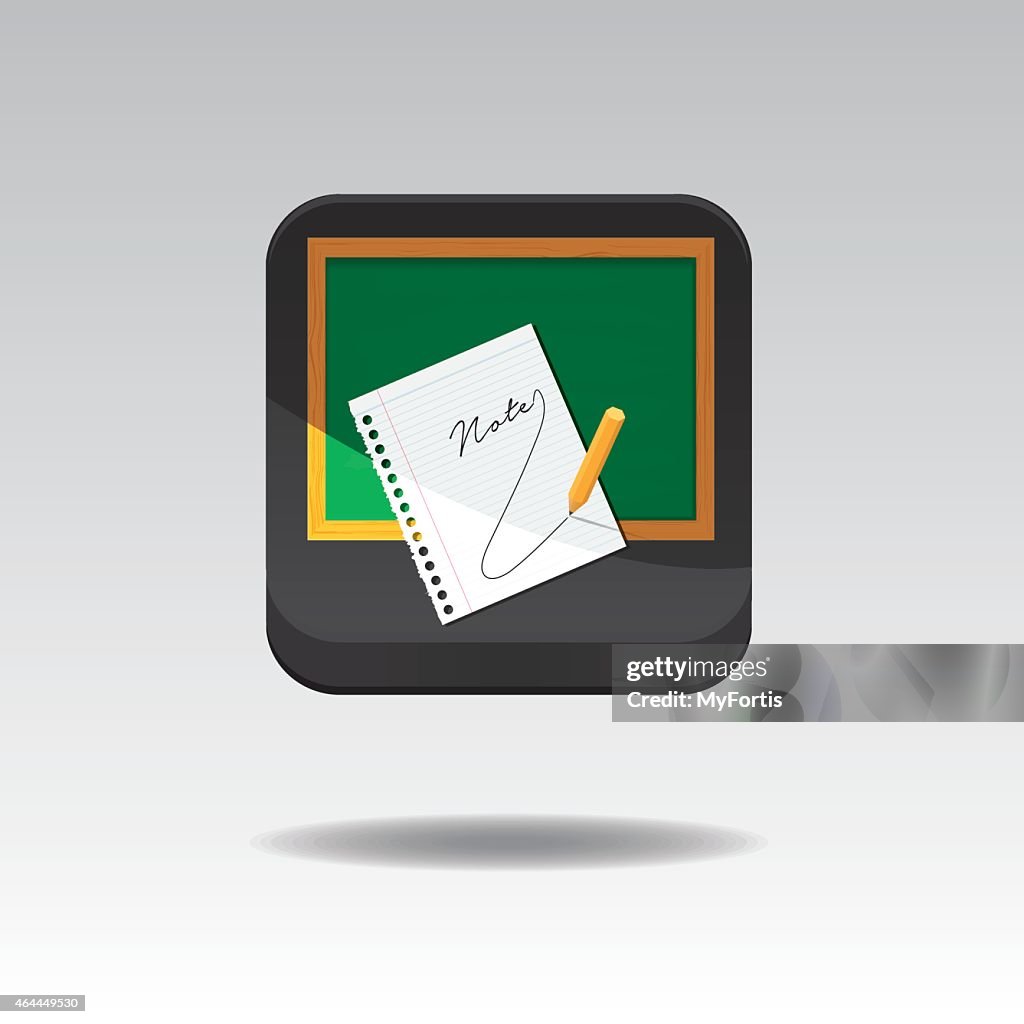 Vector Notepad 3d Button High-Res Vector Graphic - Getty Images