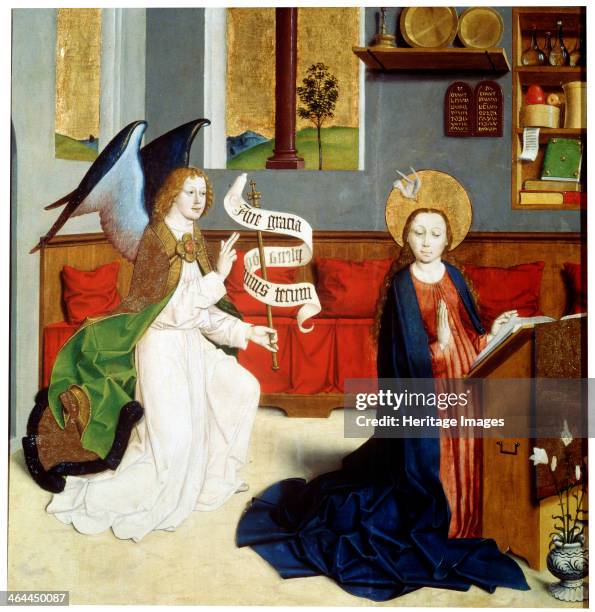 'The Annunciation', c1470-c1480. Found in the collection of the State A Pushkin Museum of Fine Arts, Moscow.