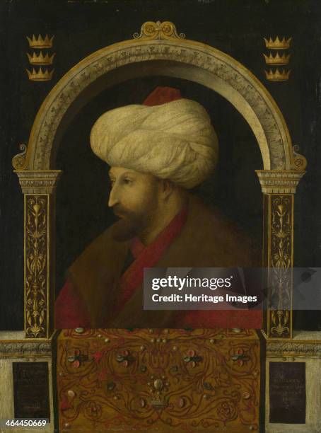 The Sultan Mehmet II, 1480. Found in the collection of the National Gallery, London.