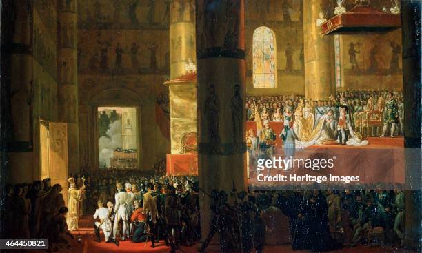 'The Coronation of the Empress Maria Feodorovna on 5th April 1797', 19th century. Sophie Dorothea of Württemberg was the second wife of Tsar Paul I...