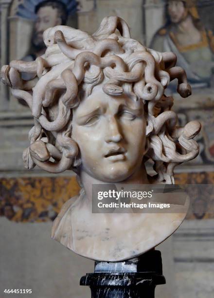 Head of Medusa, 1630. Found in the collection of the Musei Capitolini, Rome.