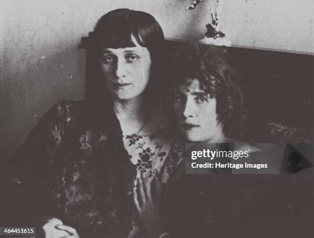 Anna Akhmatova and Olga Glebova-Sudeikina.