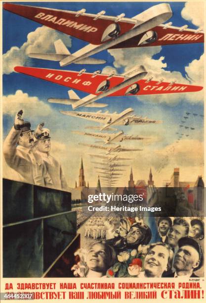 Long live our happy socialist Motherland , 1935. Found in the collection of the Russian State Library, Moscow.