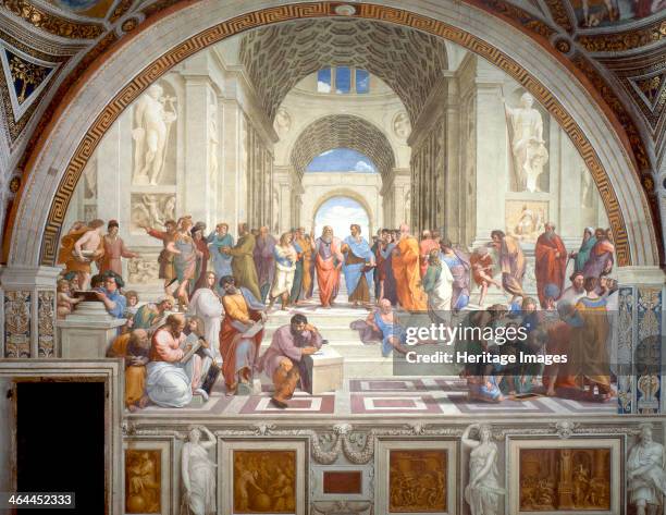 The School of Athens', 1509-1511. Raphael . Apostolic Palace, Vatican.