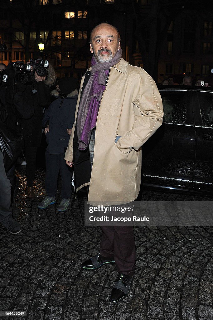 Valentino : Outside Arrivals - Paris Fashion Week - Haute Couture S/S 2014