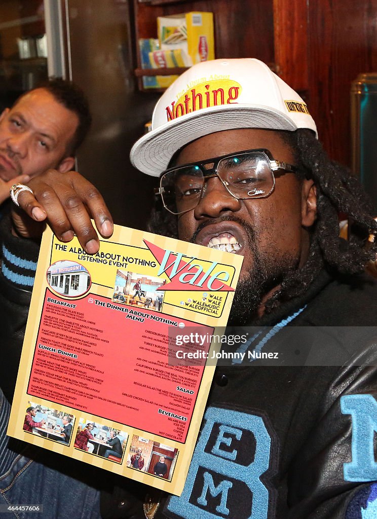 Wale's "The Album About Nothing" Release Party