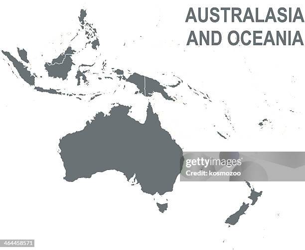 ilustrações de stock, clip art, desenhos animados e ícones de australásia e oceania - australásia