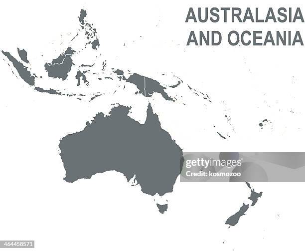 bildbanksillustrationer, clip art samt tecknat material och ikoner med australasia and oceania - australasien