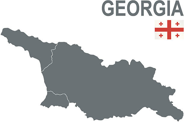 Georgia Mapula 109 Georgia Highway Map High Res Illustrations - Getty Images