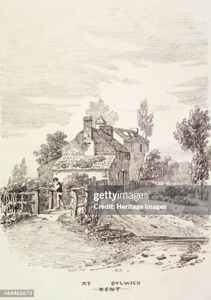 Rural view of Dulwich, Southwark, London, 1819.