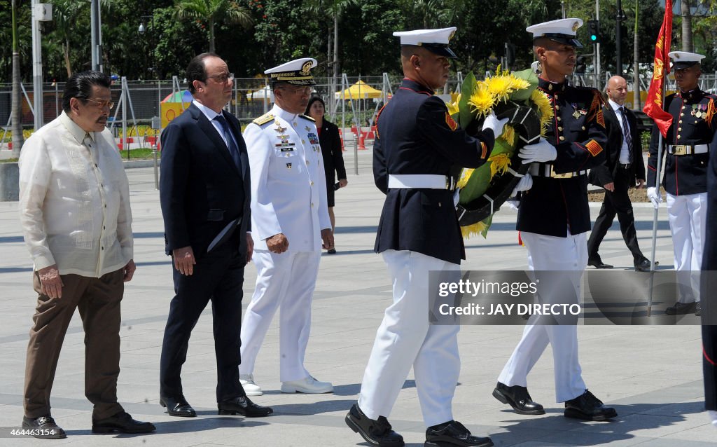 PHILIPPINES-FRANCE-DIPLOMACY