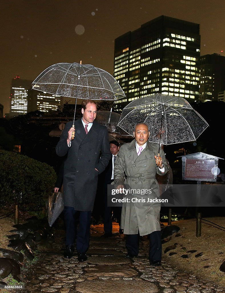 The Duke Of Cambridge Visits Japan - Day 1