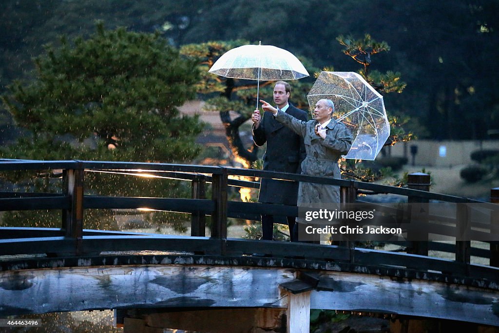 The Duke Of Cambridge Visits Japan - Day 1