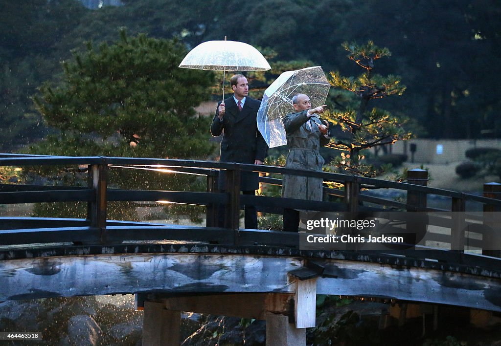 The Duke Of Cambridge Visits Japan - Day 1