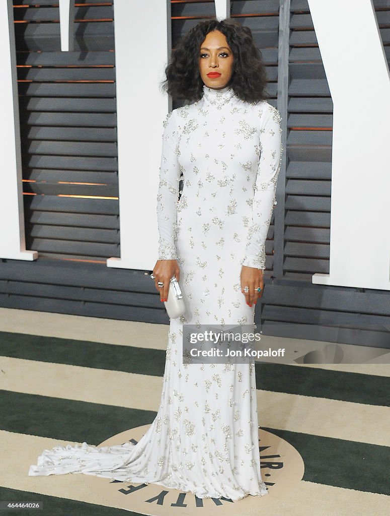 2015 Vanity Fair Oscar Party Hosted By Graydon Carter - Arrivals