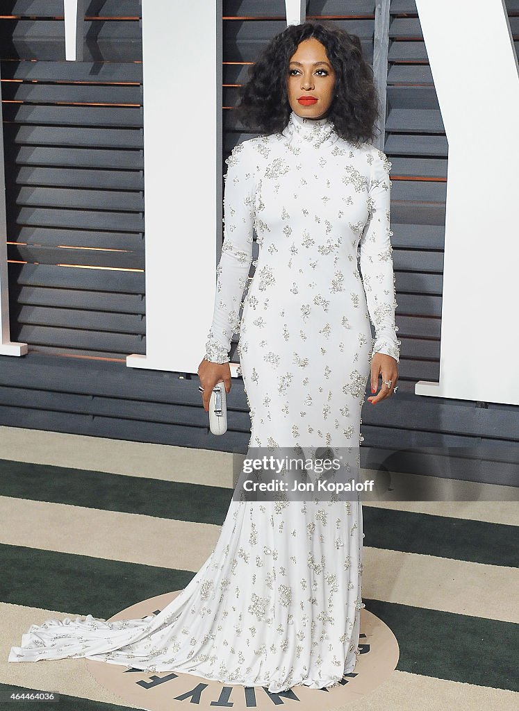 2015 Vanity Fair Oscar Party Hosted By Graydon Carter - Arrivals