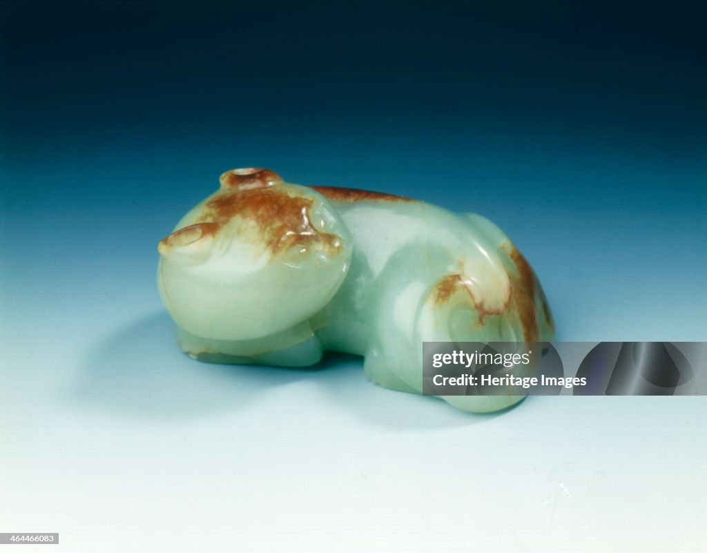 Jade cat, early Qing dynasty, probably Kangxi period, China, 1662-1722.