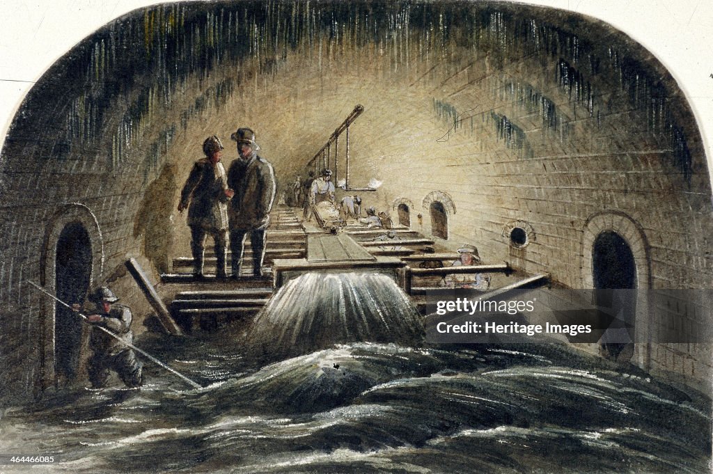 Fleet River, London, 1854. Artist: Anon