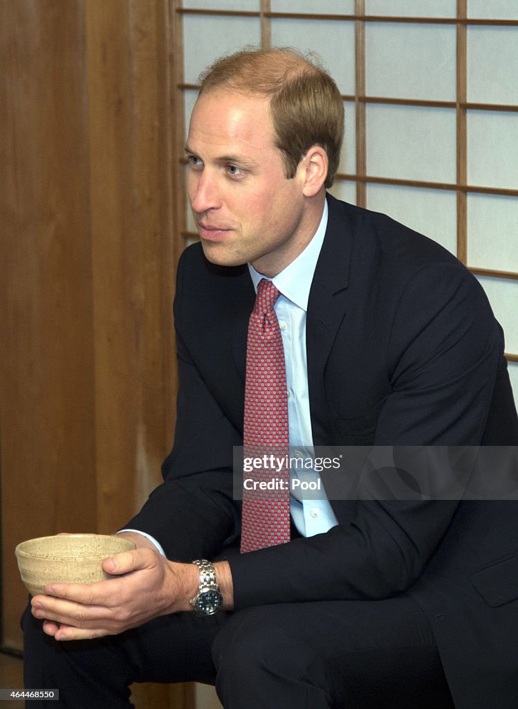 The Duke Of Cambridge Visits Japan - Day 1