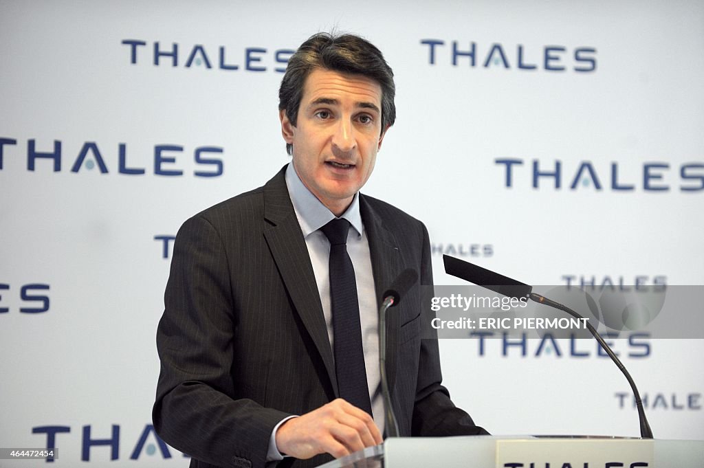 FRANCE-ELECTRONICS-DEFENCE-THALES-RESULTS